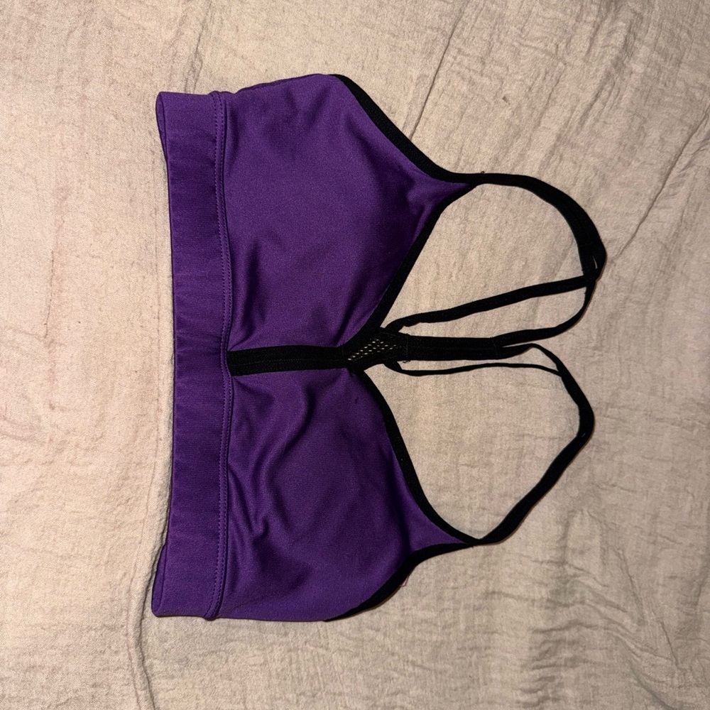 lululemon athletica Purple and Black Bra